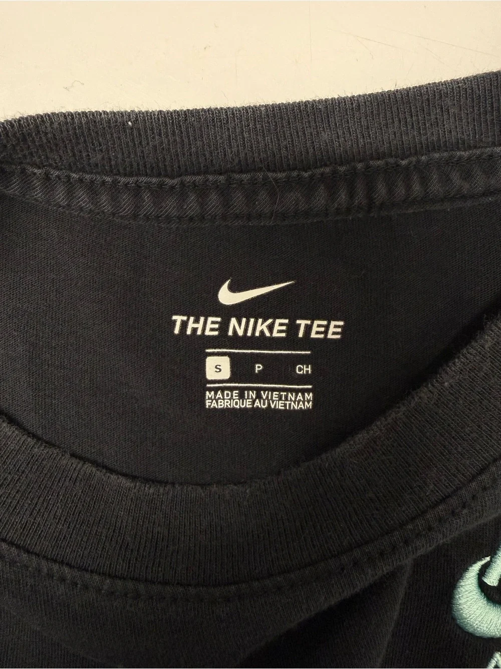 Nike Kids Boys Air Swoosh Graphic Tee Shirt Black Size Small